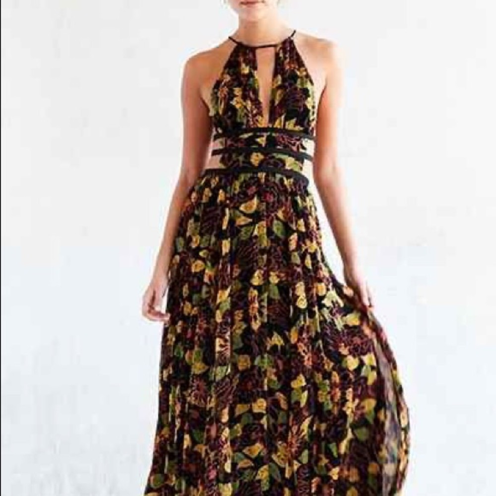 Strappy floral maxi (Urban Outfitters)